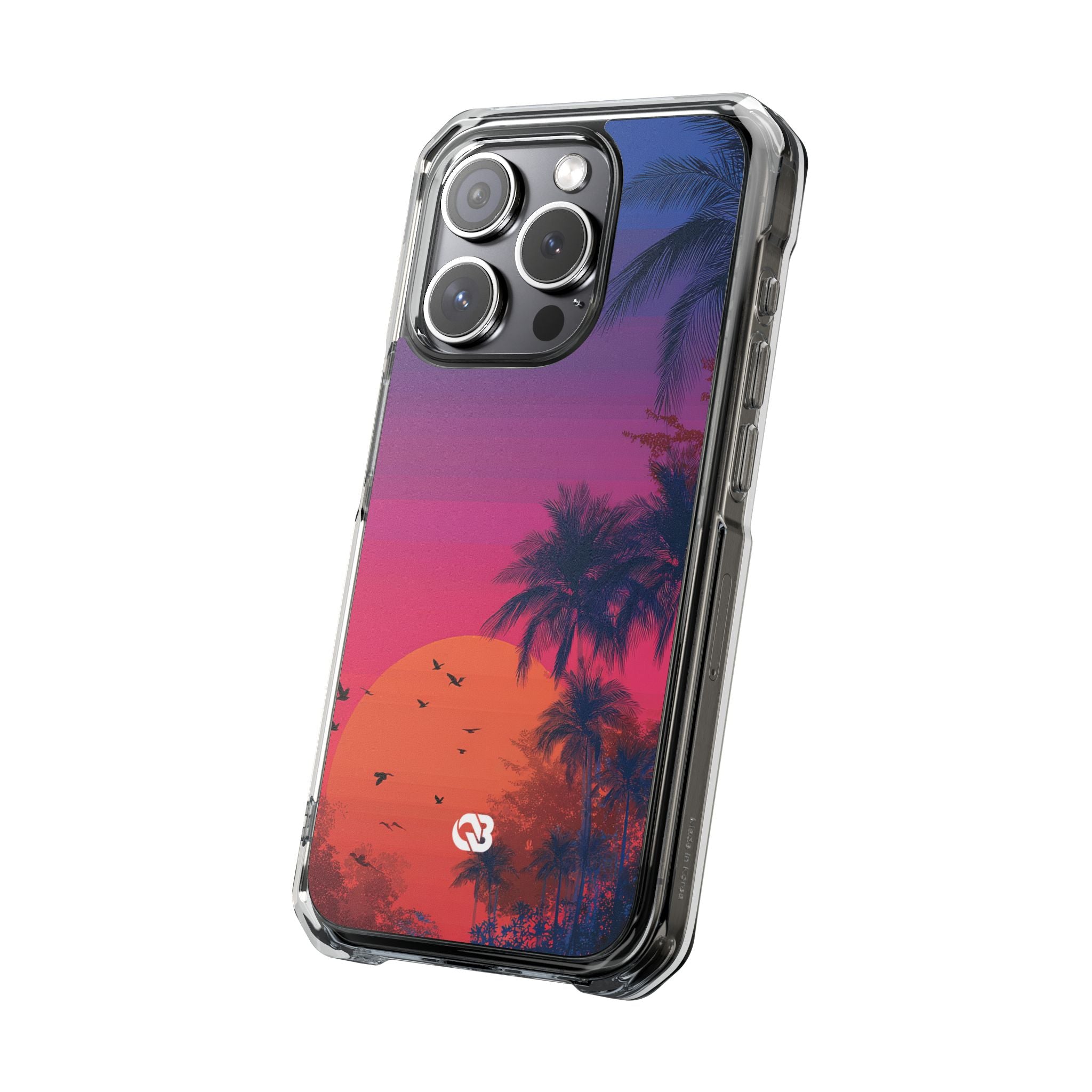 Neon Horizon Palms · Impact Phone Case for iPhone · Magsafe