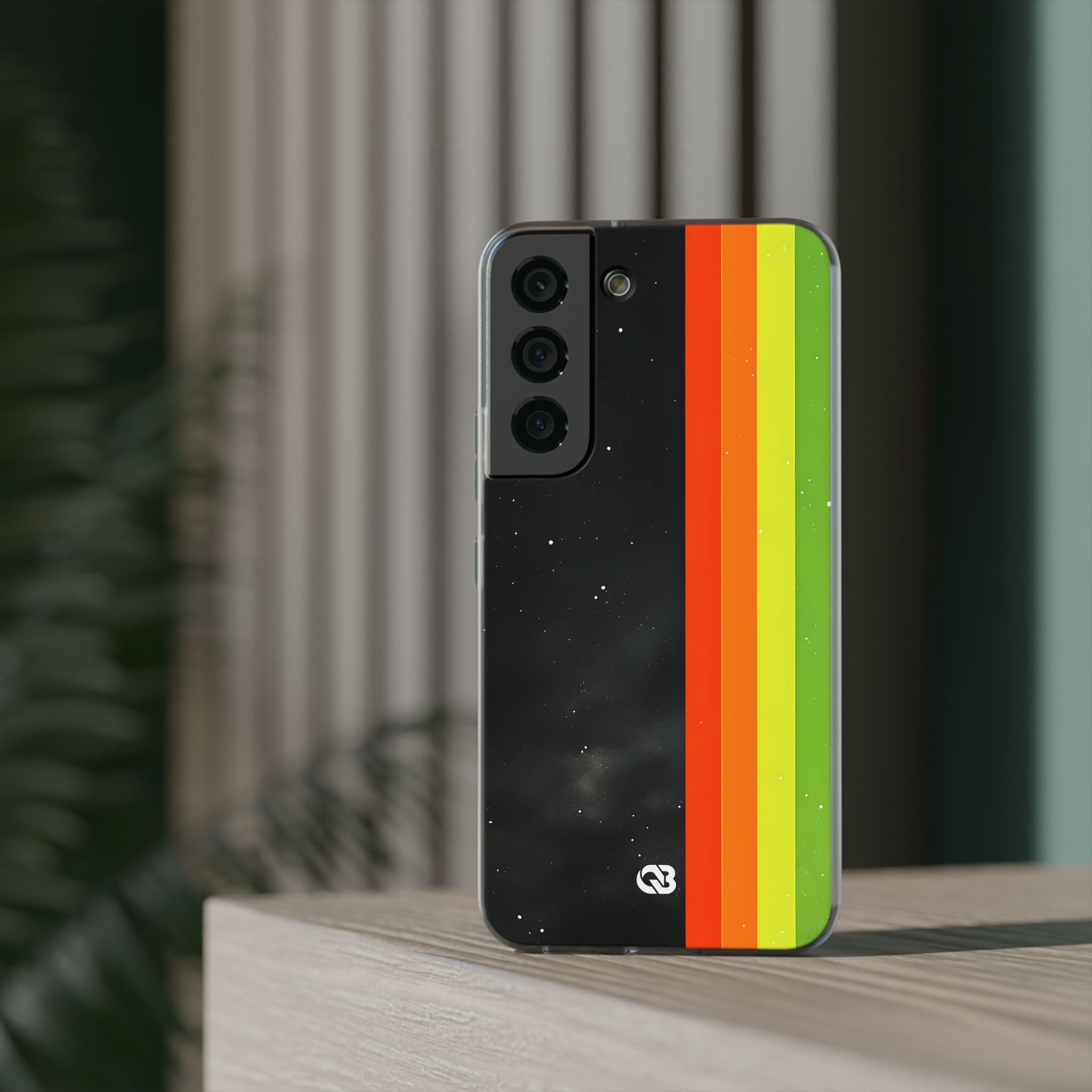 Retro Galactic Stripes · Soft Handyhülle für Samsung