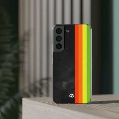 Retro Galactic Stripes · Soft Handyhülle für Samsung