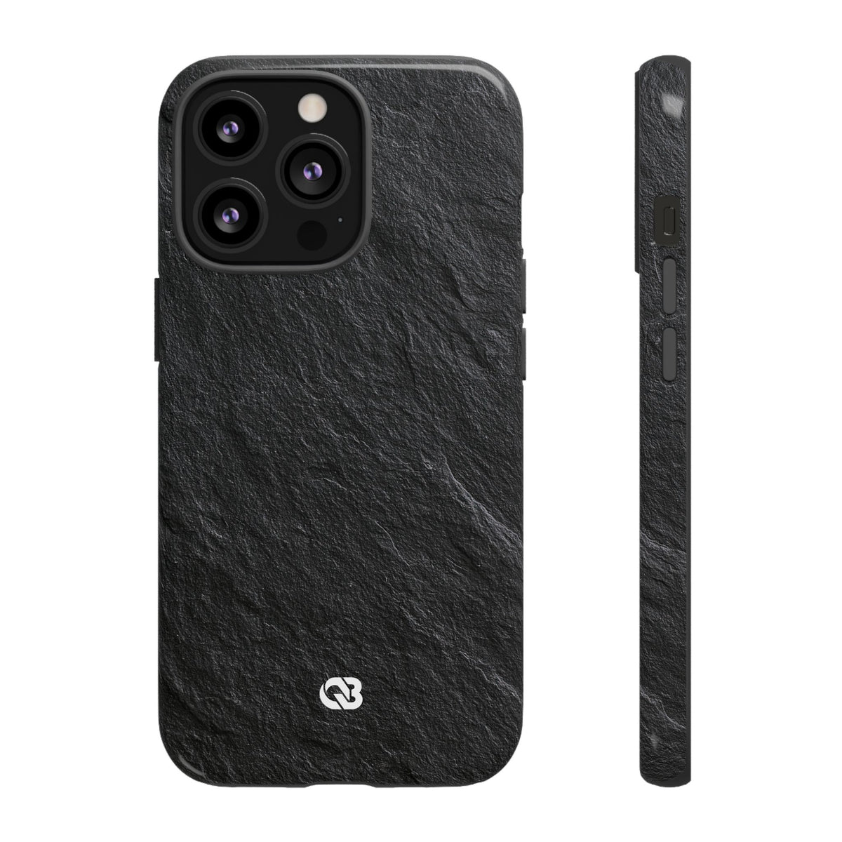 Obsidian Slate · Tough Phone Case for iPhone · Black