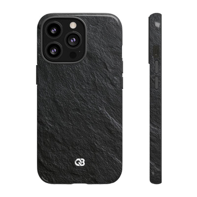 Obsidian Slate · Tough Phone Case for iPhone · Black