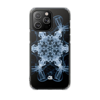 Blue Impact MagSafe Phone Case for iPhone - Glacial Smoke Crown