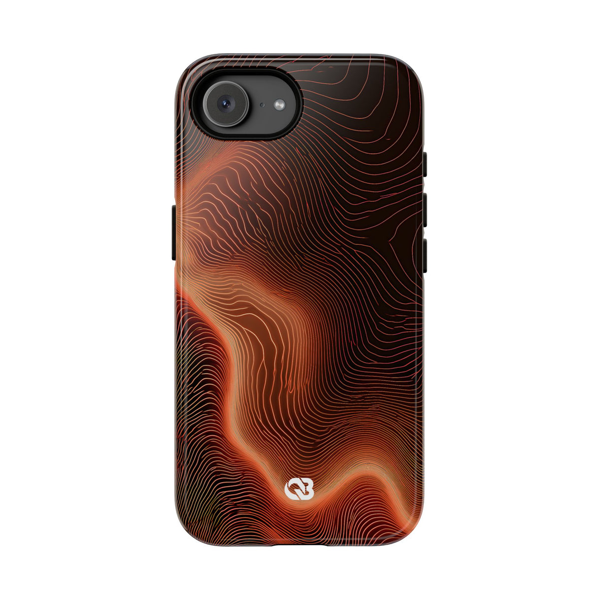 Caldera Ridge · Tough Phone Case for iPhone · Orange
