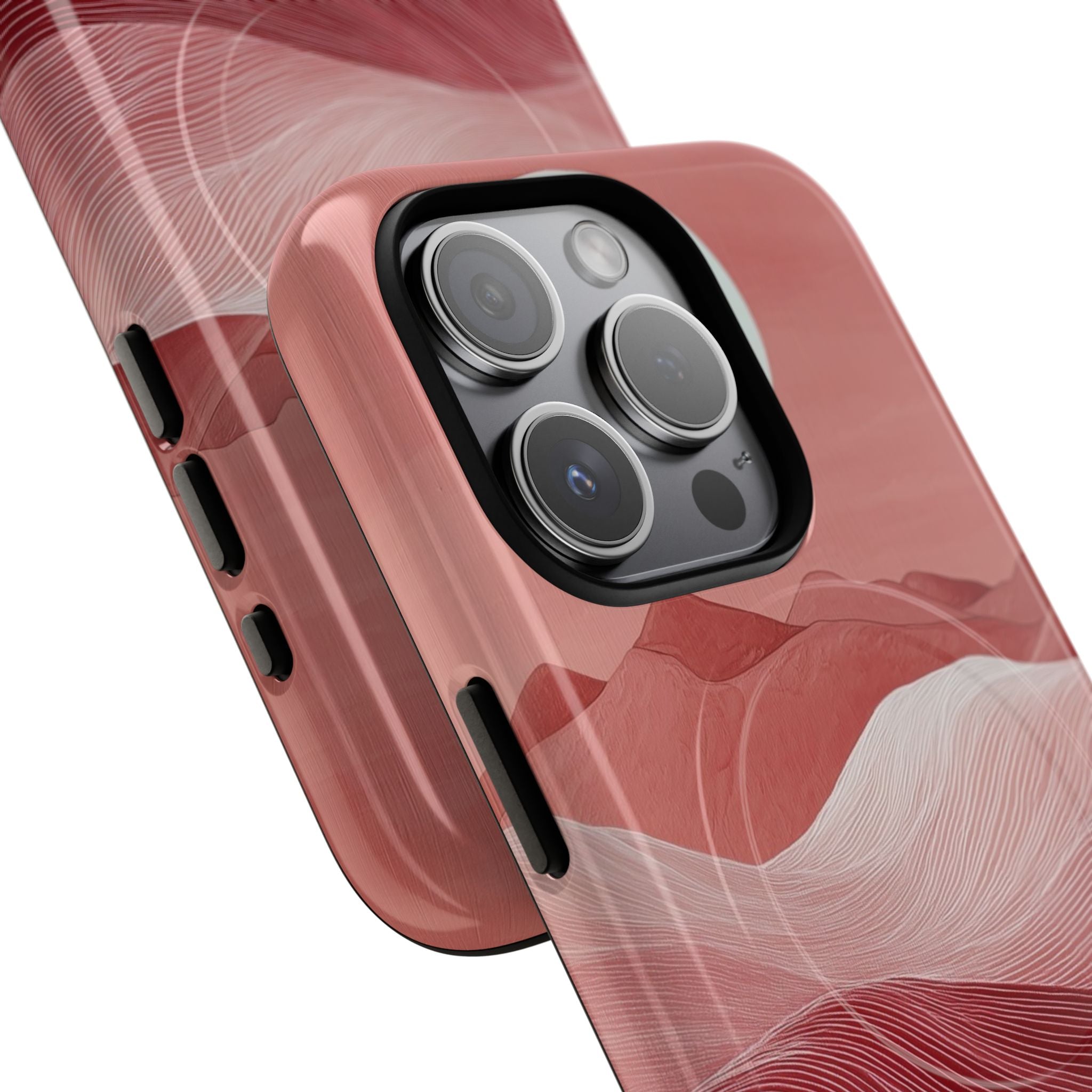 Witte Orb Dunes iPhone 15 Pro Case - Tough+