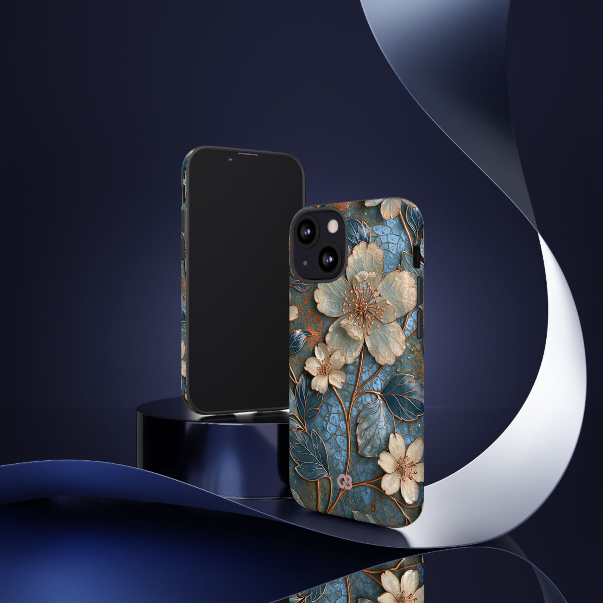 Gilded Blossom Reverie · Tough Phone Case for iPhone · Teal