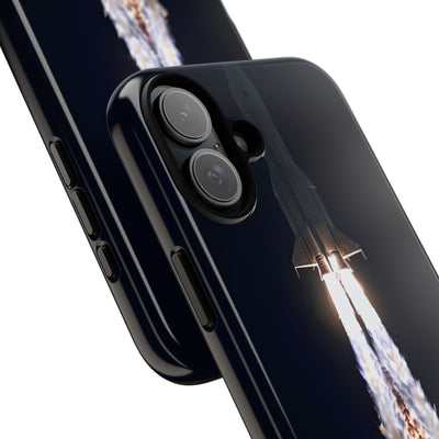 Obsidian Rocket Ascent · Tough Phone Case for iPhone