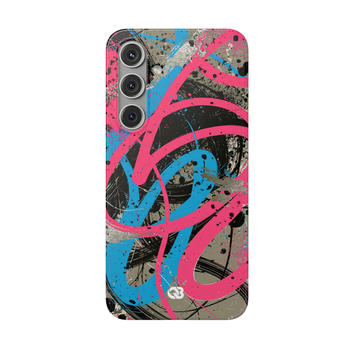 Cyber Splatter Flow · Lite Phone Case for Samsung · Pink