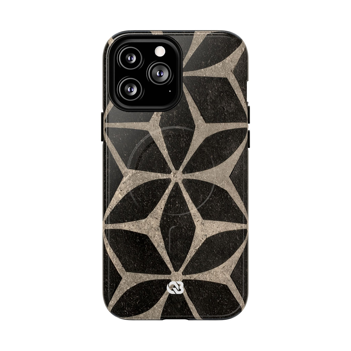 Concrete Mosaic Star · Tough 2.0 Magnetic Phone Case for iPhone · Black
