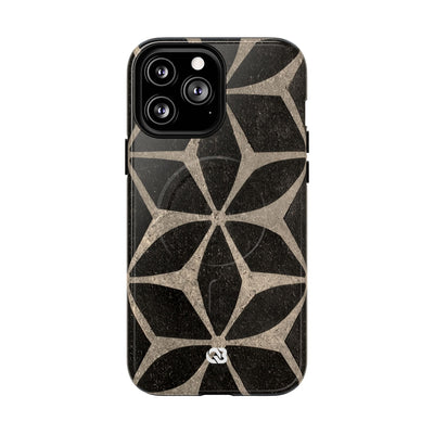 Concrete Mosaic Star · Tough 2.0 Magnetic Phone Case for iPhone · Black