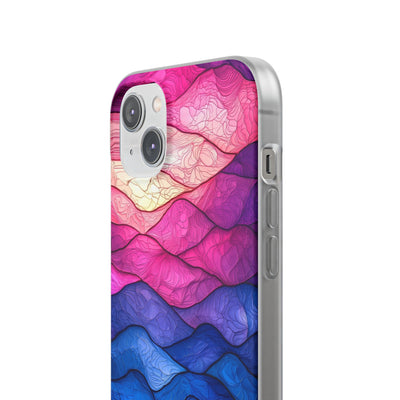 Electric Ridge Flow · Soft Coque de téléphone pour iPhone