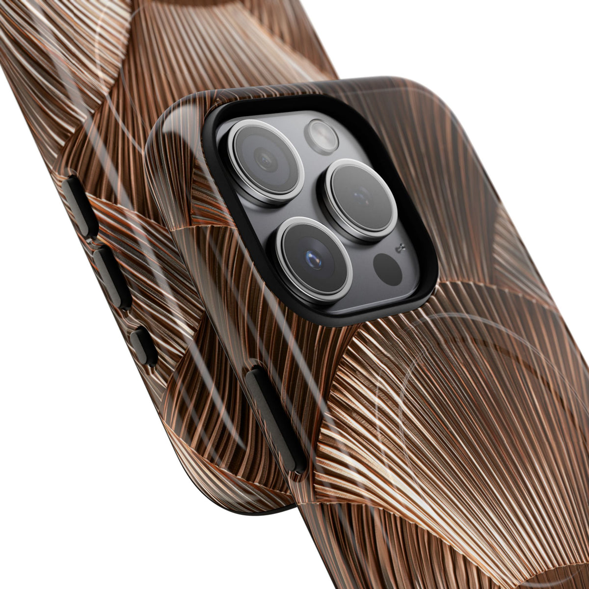 Rose Gilded Fan · Tough 2.0 Magnetic Phone Case for iPhone · Gold