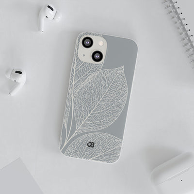 Minimal Leaf Skeleton · Lite Phone Case for iPhone ·  Grey