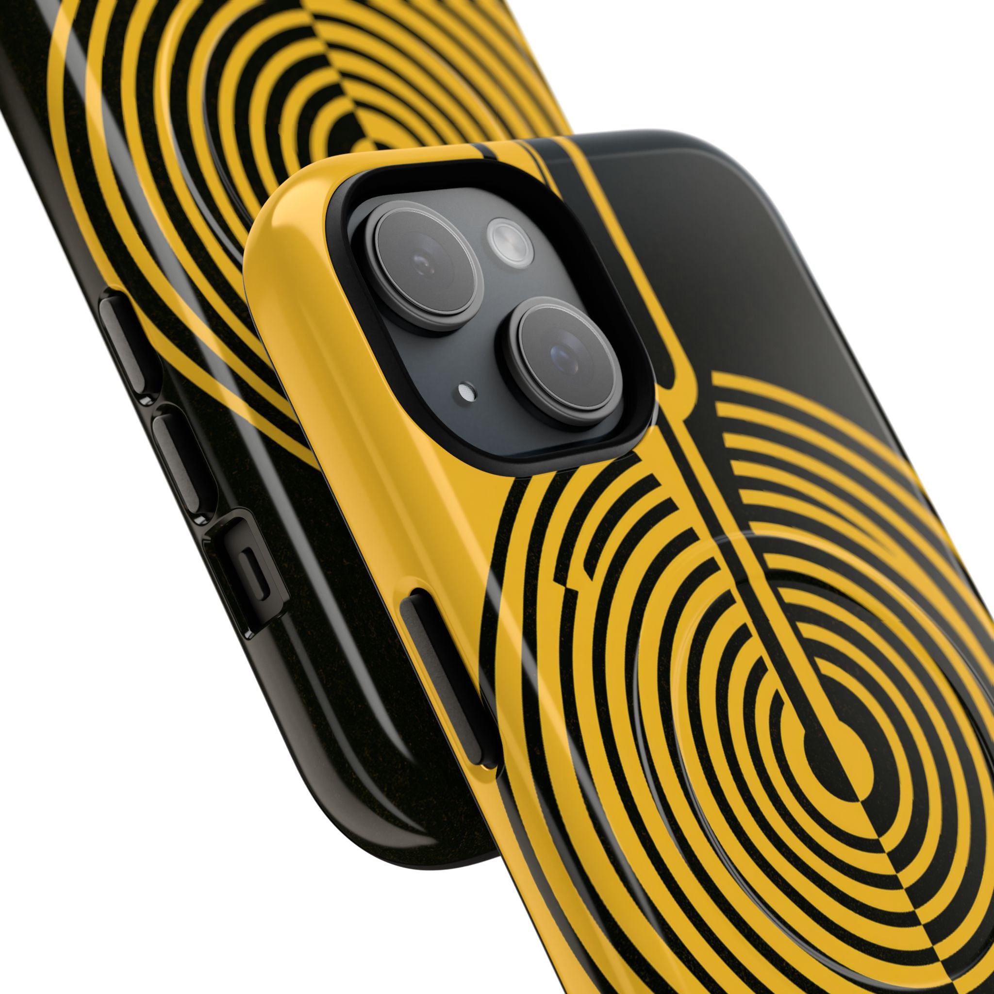 Yellow Tough 2.0 Magsafe Phone Case for iPhone - Voltage Sector Pulse