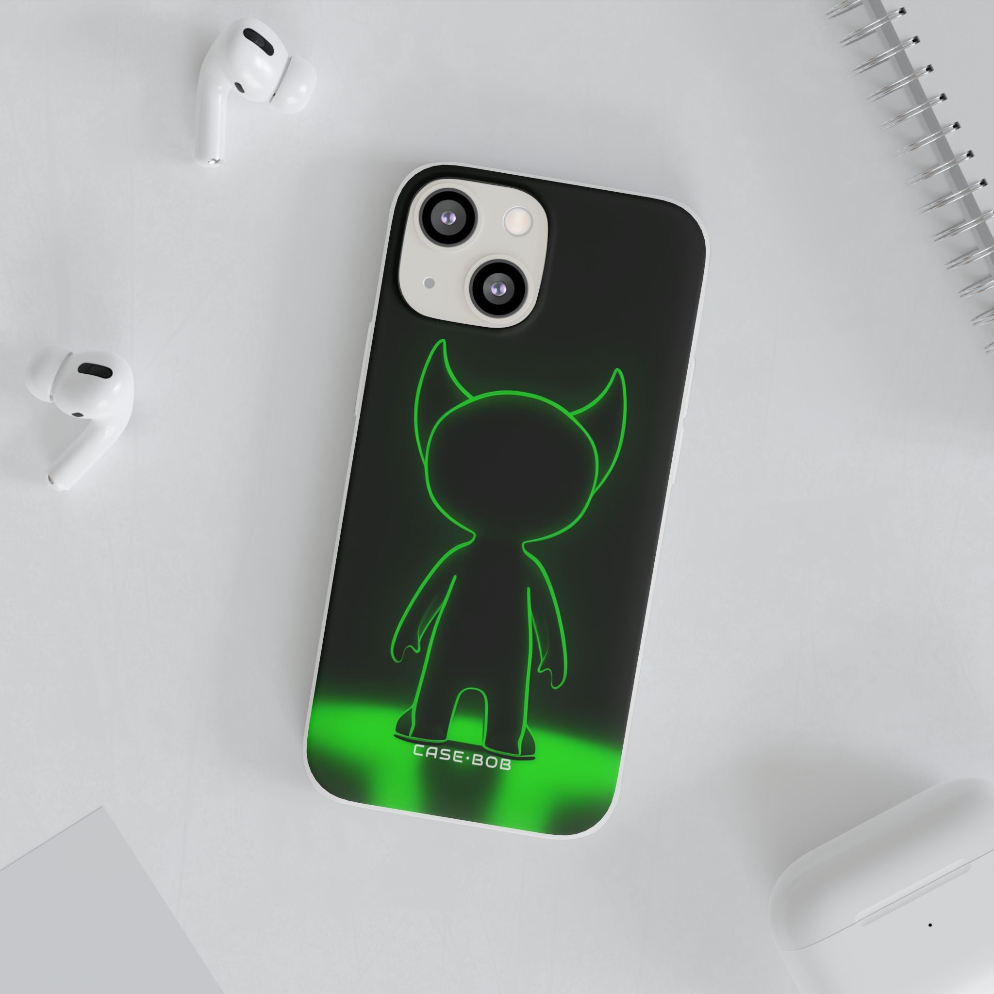 Neon Horned Glow iPhone 13 mini Case - Soft