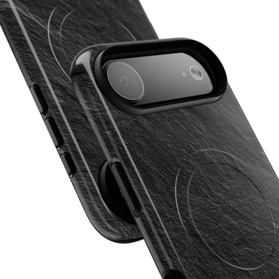 Black Tough 2.0 Magsafe Phone Case for iPhone - Raw Obsidian Slate