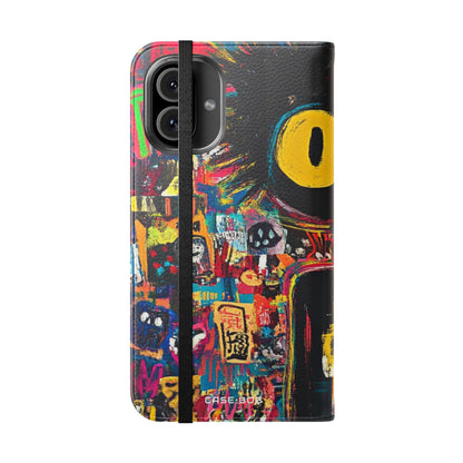 Yellow Eyes - iPhone 16 Plus Case - Wallet