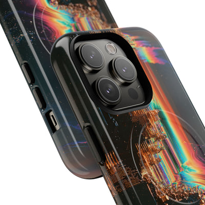 Prismatic Circuit · Tough 2.0 Magnetic Phone Case for iPhone · Black