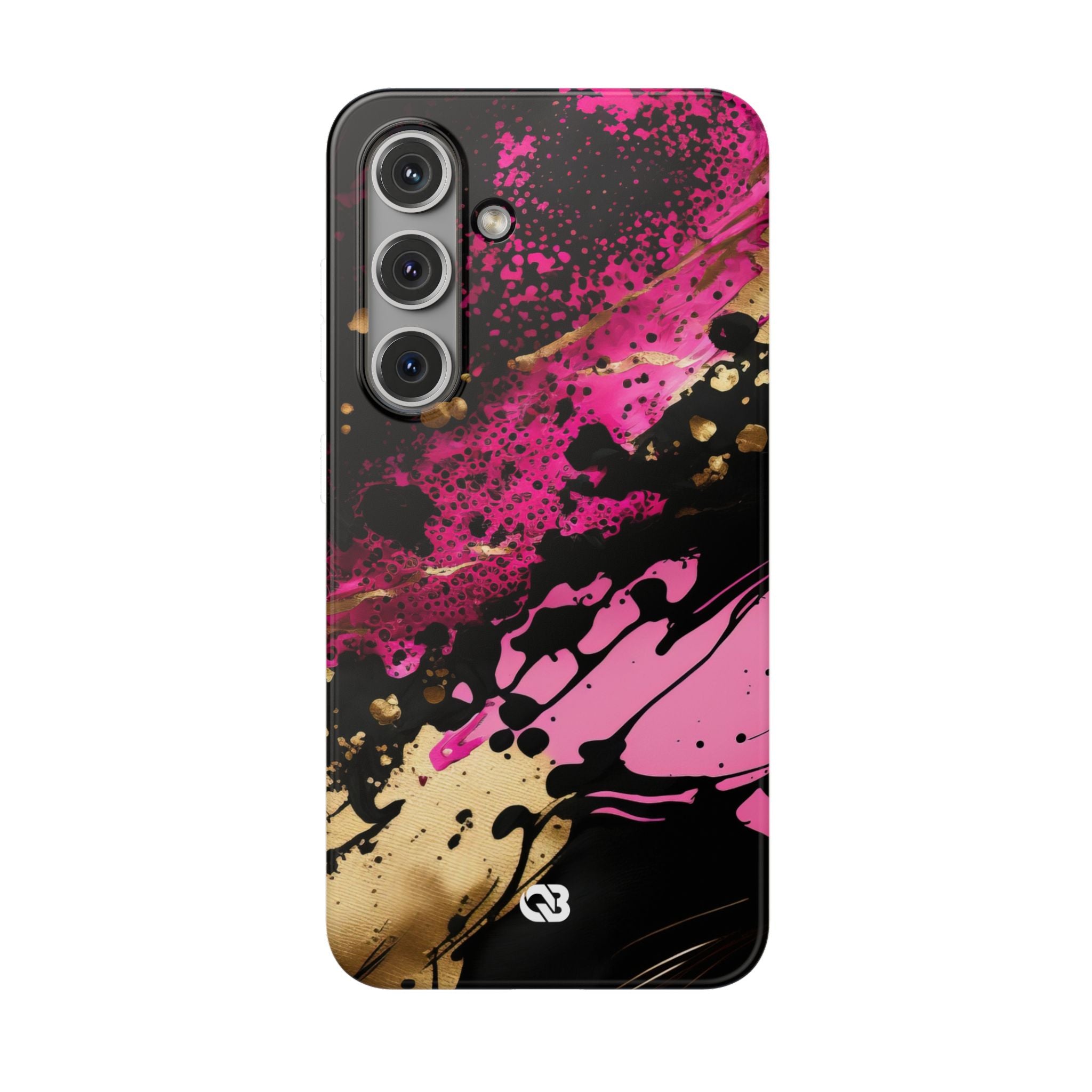 Magenta Liquid Gold · Soft Hoesje voor Samsung