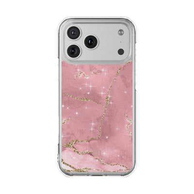 Rose Sparkle Marble · Impact Coque de téléphone pour iPhone · Magsafe