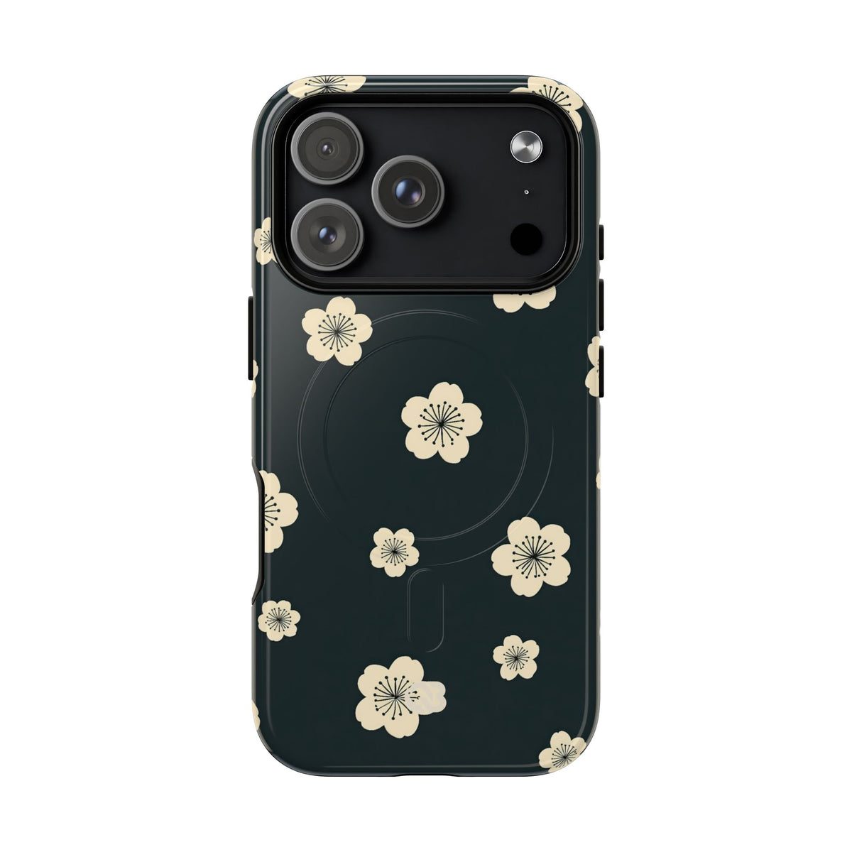 Midnight Sakura Bloom · Tough 2.0 Magnetic Phone Case for iPhone · Black