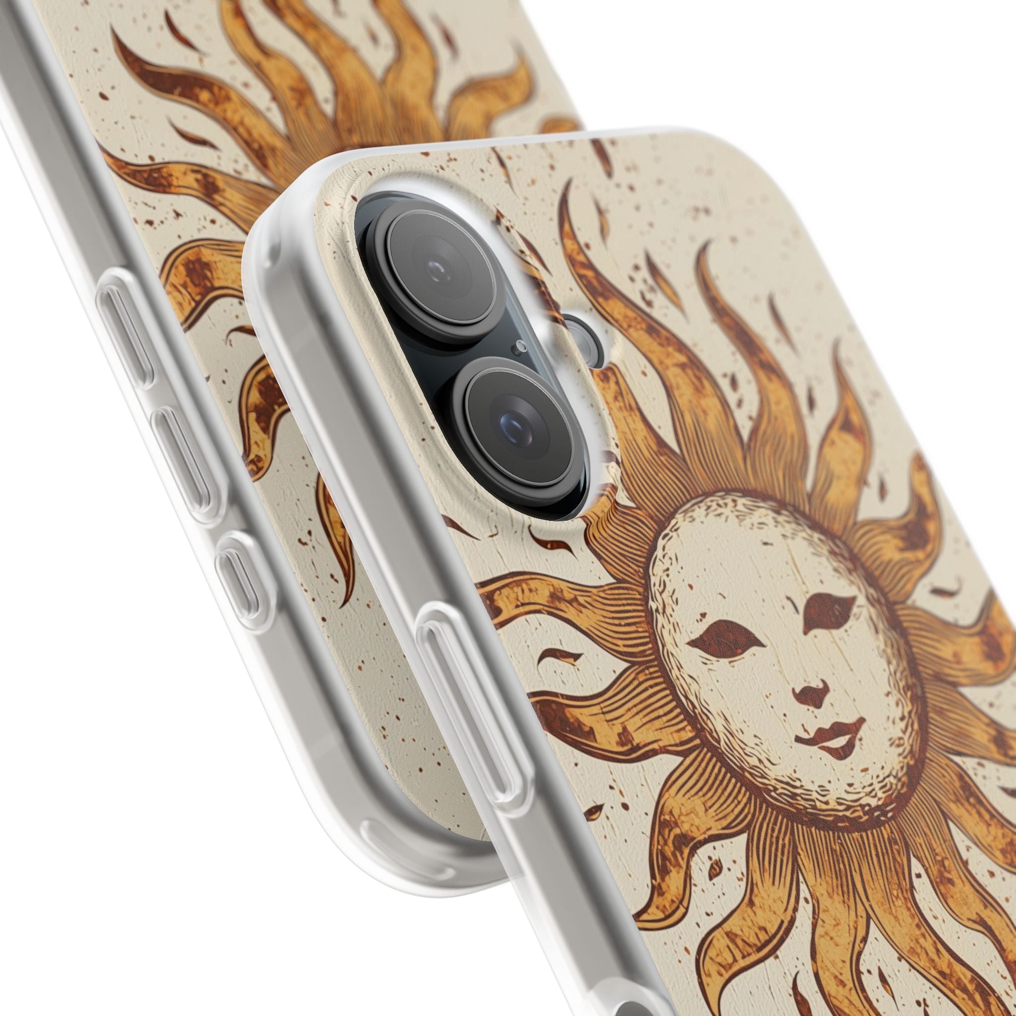 Ρουστίκ Ηλιακή Μάσκα · Soft Θήκη για iPhone