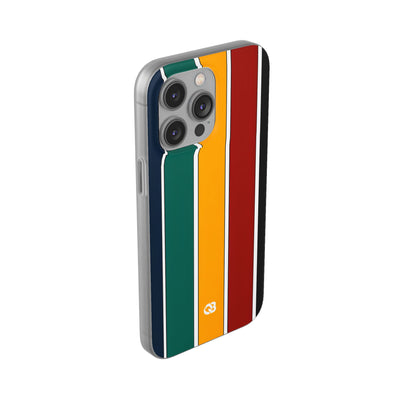 Retro Racing Bars · Soft Phone Case for iPhone