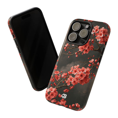 Dark Sakura Nocturne · Tough Phone Case for iPhone · Black