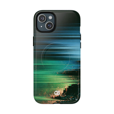 Digital Shoreline Drift · Tough 2.0 Magnetic Phone Case for iPhone · Teal