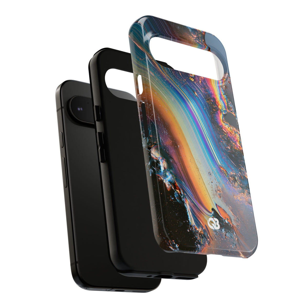 Prismatic Aura Flow · Tough Phone Case for Pixel ·  Blue