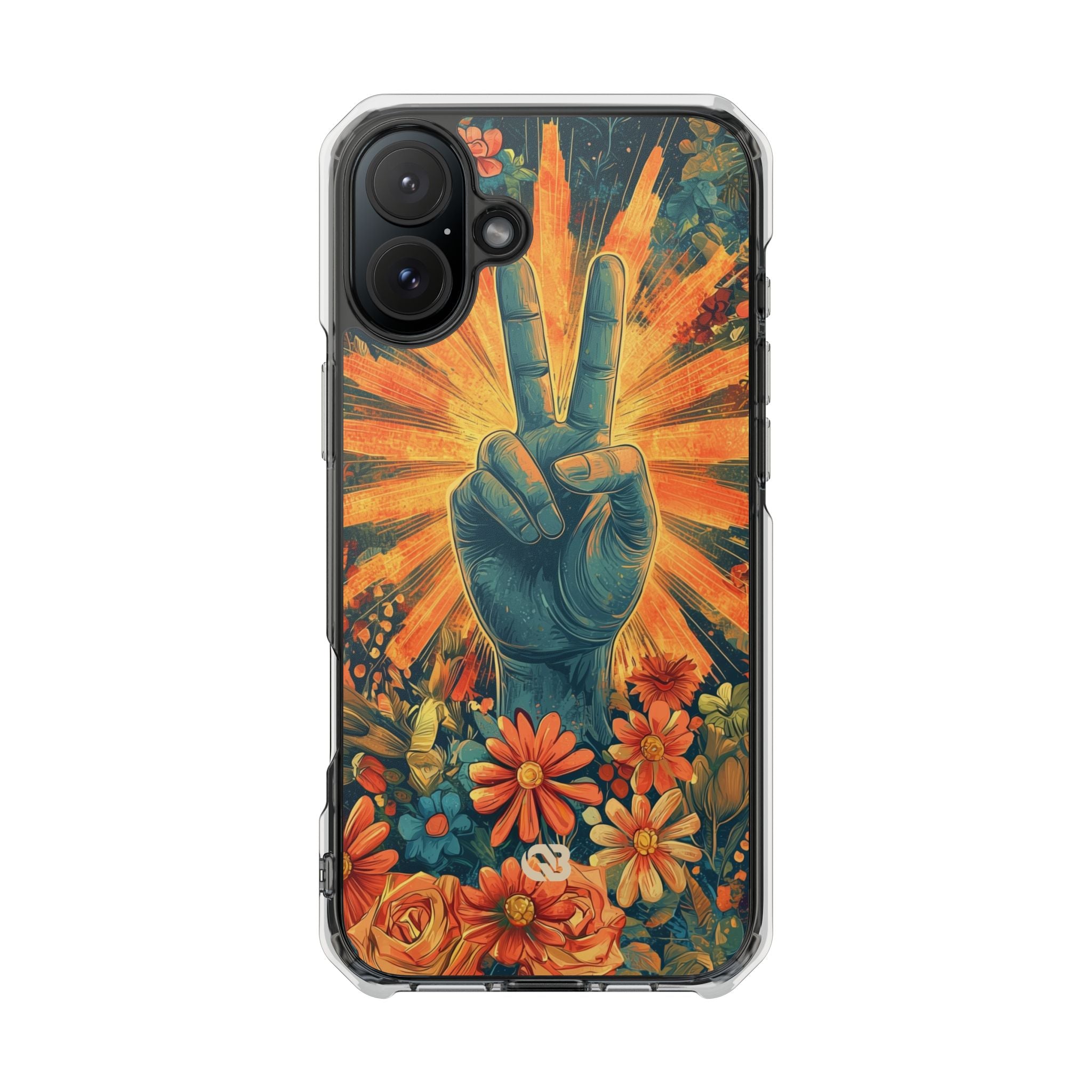Radiant Peace Bloom · Impact etui na telefon dla iPhone · MagSafe