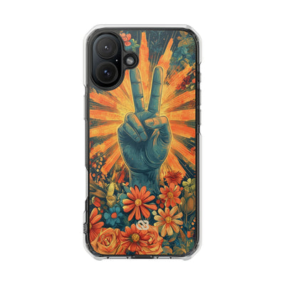 Radiant Peace Bloom · Impact etui na telefon dla iPhone · MagSafe