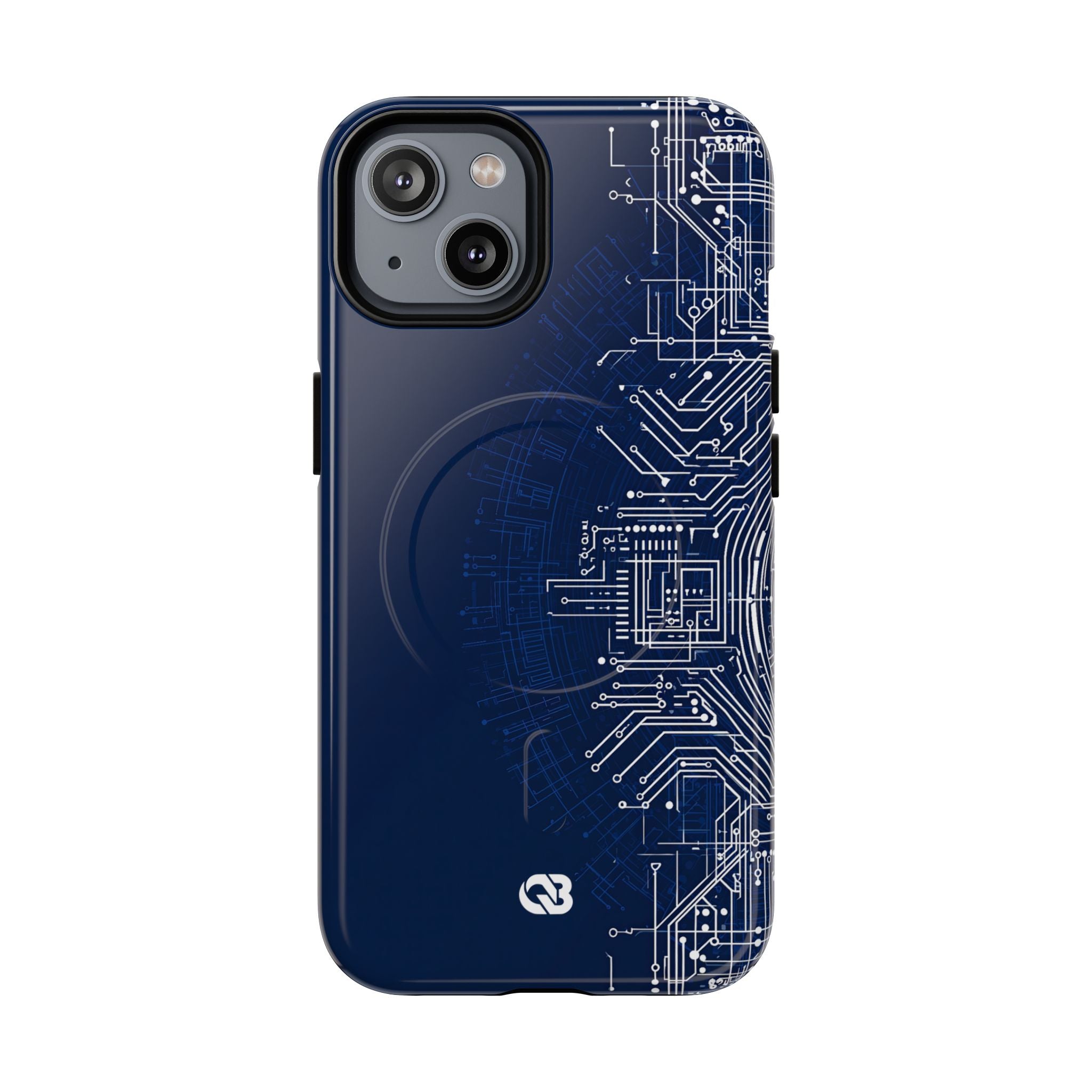 Blue Tough 2.0 Magsafe Phone Case for iPhone - Cobalt Circuit Logic