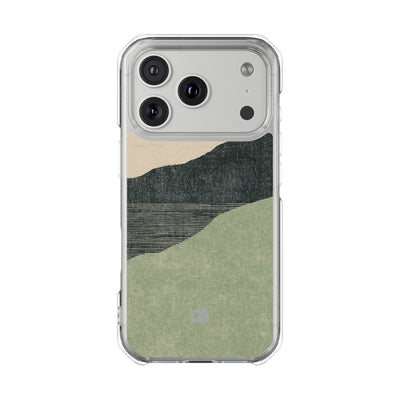 Green Impact MagSafe Phone Case for iPhone - Moss Ridge Grain