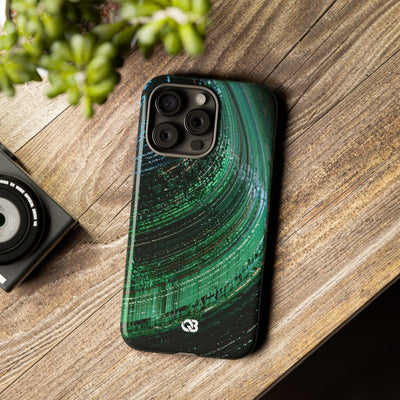 Orbital Data Stream · Tough Phone Case for iPhone · Green