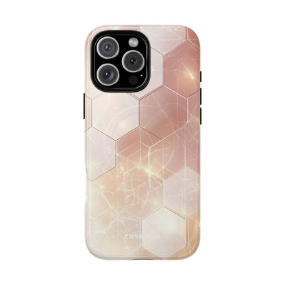 Honeycomb Glow iPhone 16 Pro Max Case - Tough+