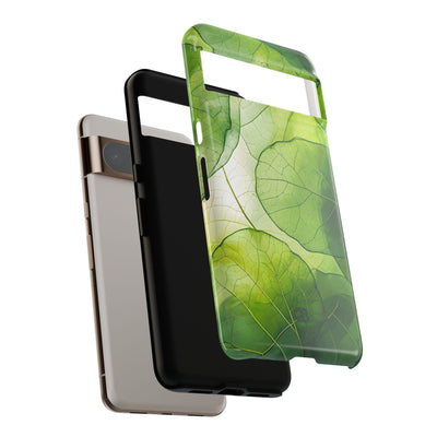 Emerald Leaf Veins · Tough Phone Case for Google Pixel