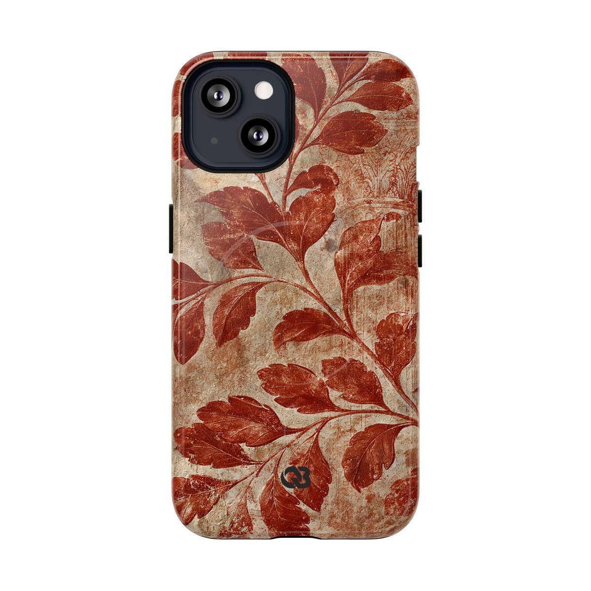 Terracotta Botanical Fresco · Tough 2.0 Magnetic Phone Case for iPhone · Red