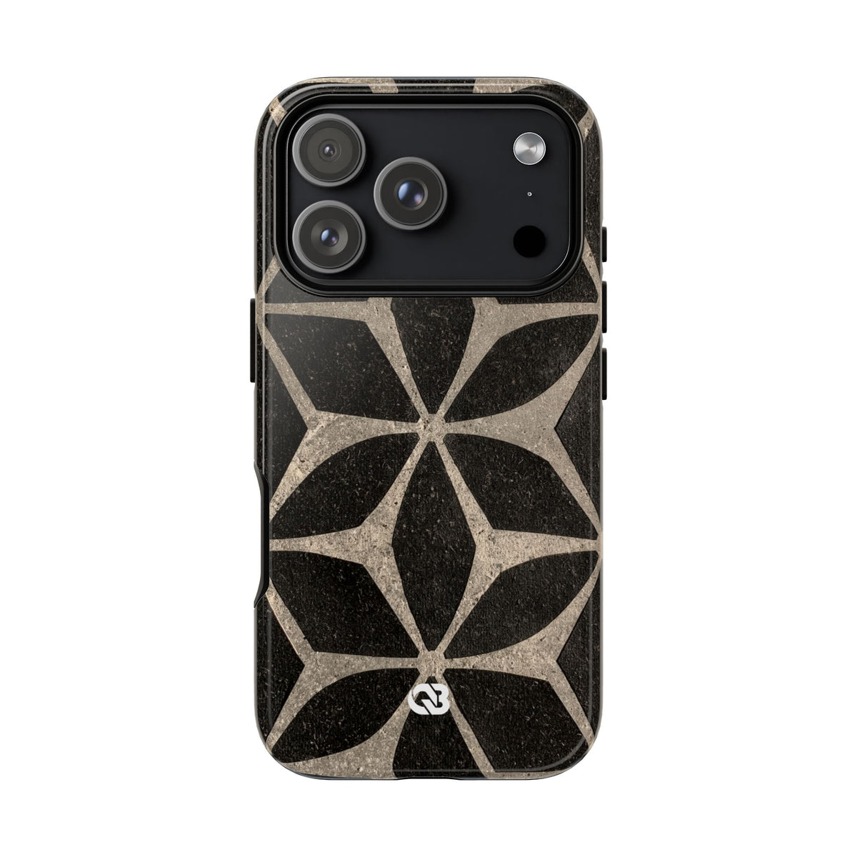 Concrete Mosaic Star · Tough Phone Case for iPhone · Black