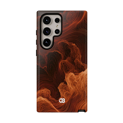 Amber Filament · Tough Phone Case for Samsung · Orange