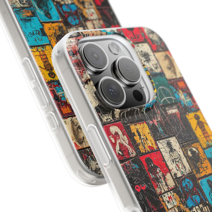 Figured Grid iPhone 16 Pro Case - Soft - CASE•BOB