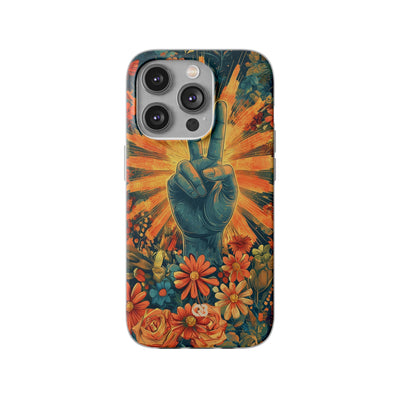 Radiant Peace Bloom · Soft Phone Case for iPhone