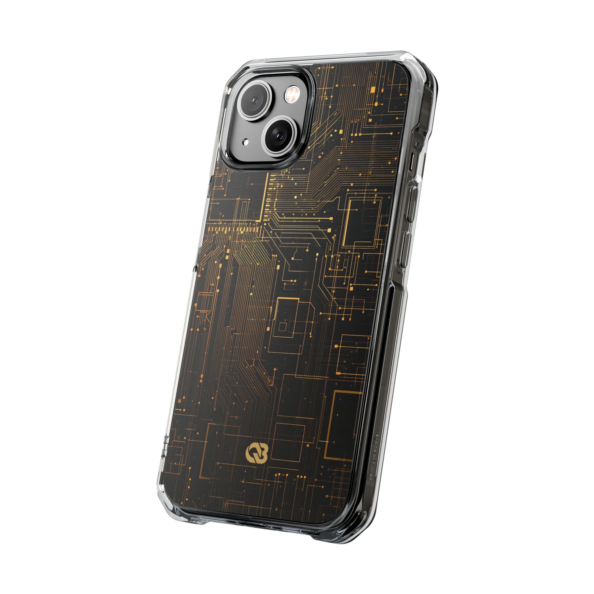 Gold Impact MagSafe Phone Case for iPhone - Amber Core Mainframe