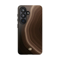 Brown Tough Phone Case for Samsung - Bronzed Canyon Relief