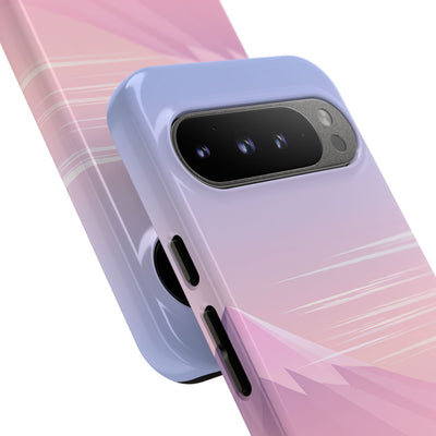 Purple Tough Phone Case for Google Pixel - Lavender Alpine Dawn