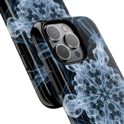 Blue Tough 2.0 Magsafe Phone Case for iPhone - Glacial Smoke Crown