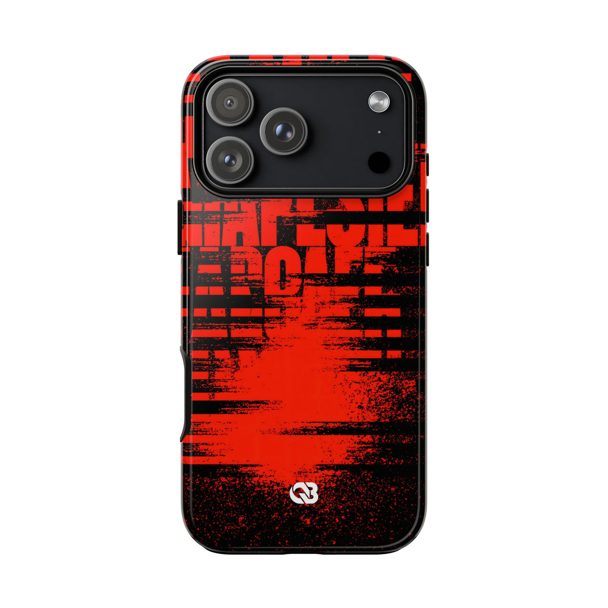 Crimson Redaction · Tough Phone Case for iPhone · Black