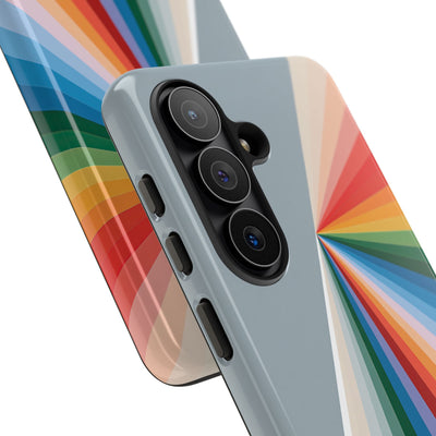 Grey Tough Phone Case for Samsung - Slate Prism Burst