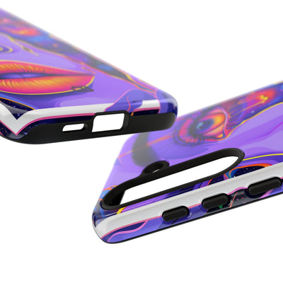 Violet Cosmic Gaze · Tough Custodia per Samsung