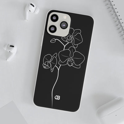 Midnight Orchid · Lite Phone Case for iPhone ·  Black