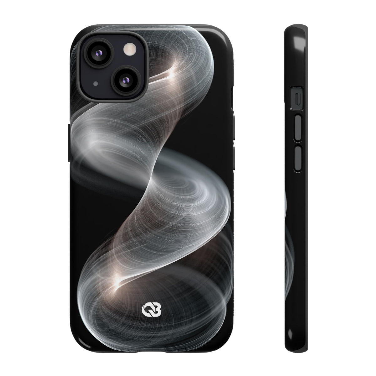 Luminous Vortex · Tough Phone Case for iPhone · Black